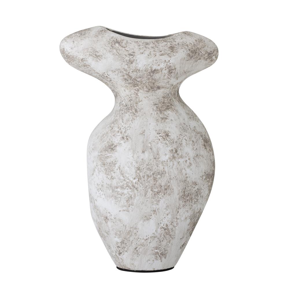 Bloomingville Nori Deko-Vase, Grau, Terrakotta, L15xH23xW10 cm