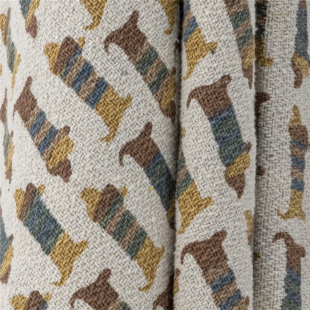 Bloomingville MINI Charlie Decke, Braun, Recycelte Baumwolle, Kinderzimmer, dänisches Design