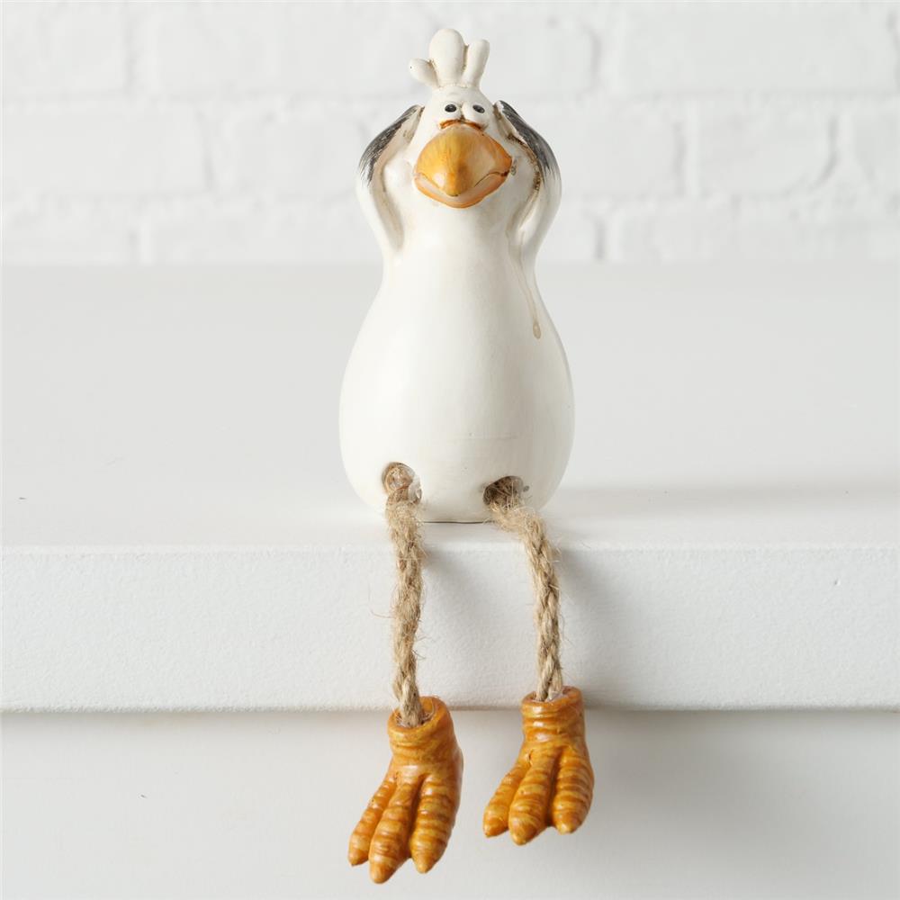 BOLTZE Dekofigur Kantenhocker Möwe Harrys 3er Set Maritimes Design