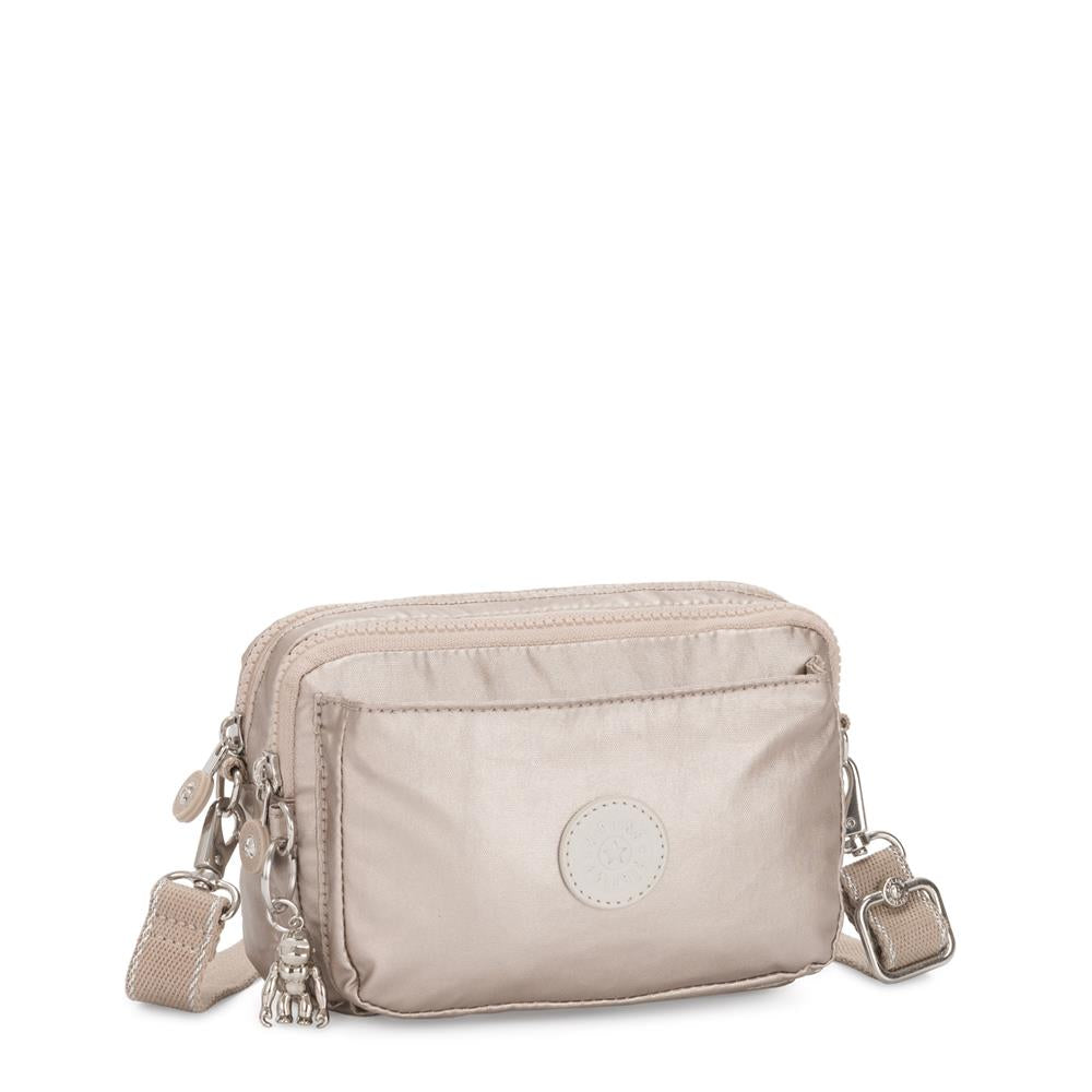Kipling ABANU MULTI Mini-2-in-1-Crossbody- und Bauchtasche Metallic Glow
