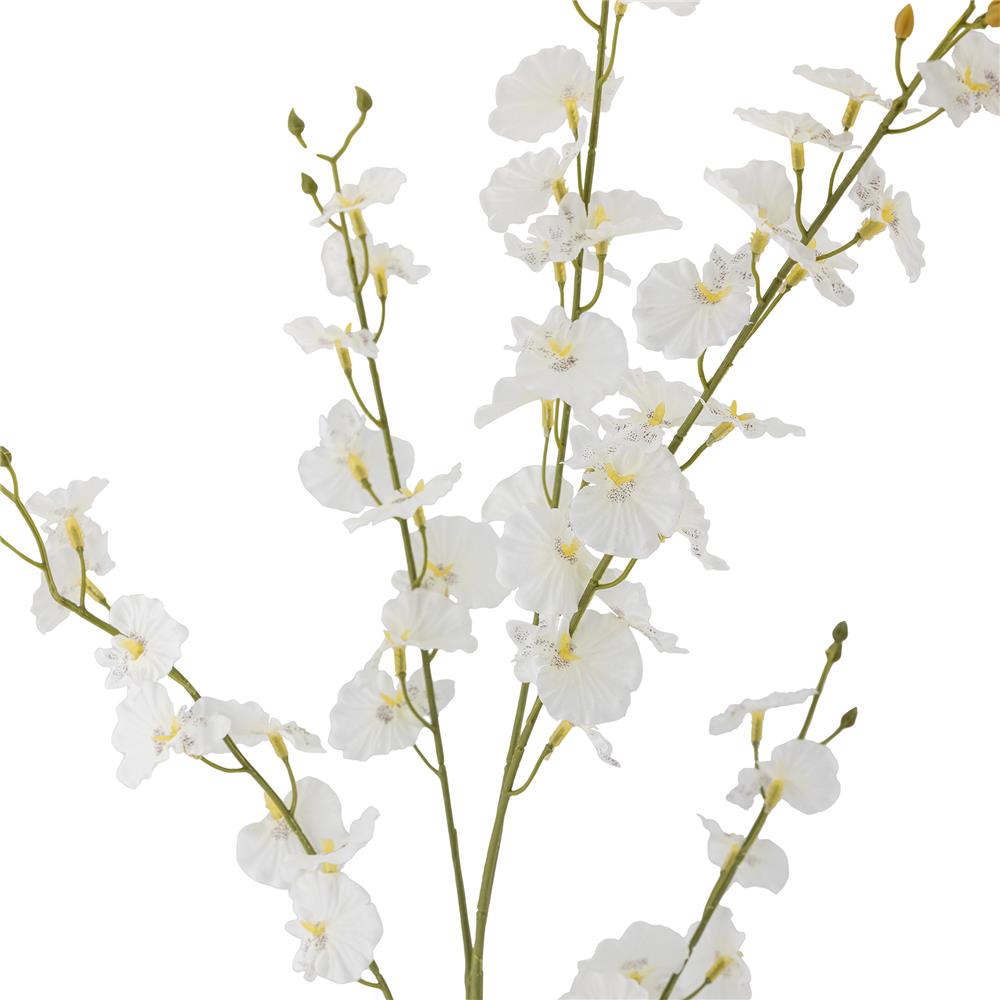 Bloomingville Orchid Kunstblume Stiel Weiß 92 cm