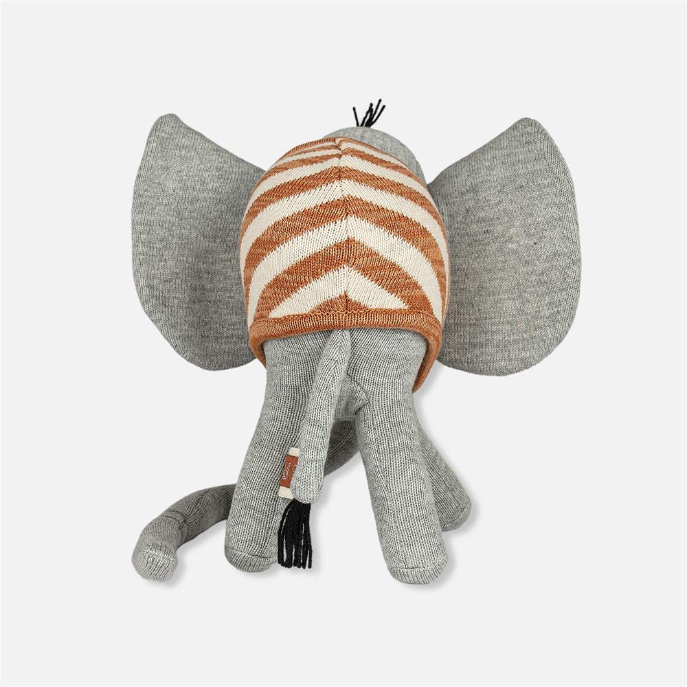 OYOY Mini - Kinderkissen Elefant Henry, Stofftier, Baumwolle