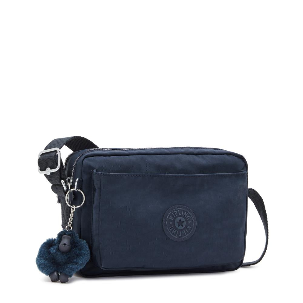 Kipling ABANU M, Mittelgroße Umhängetasche, Blue Bleu 2 (blau), 4L, Schultertasche