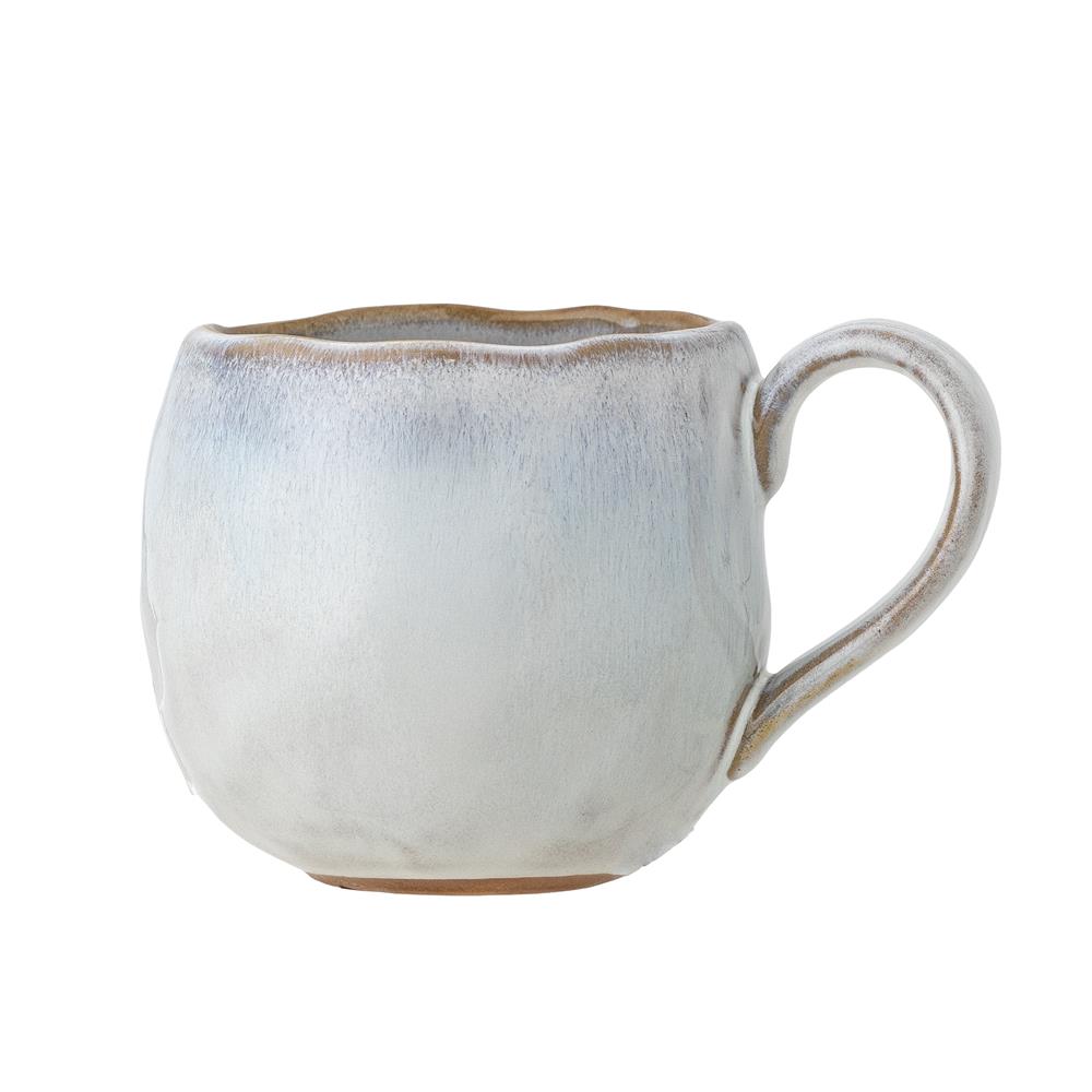 Bloomingville Estella Tasse Blau 350 ml – Steingut, rustikal & spülmaschinengeeignet