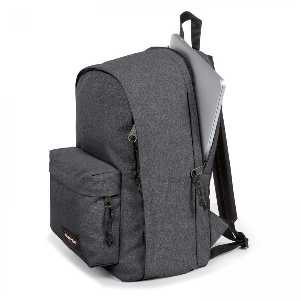 Eastpak BACK TO WORK, Rucksack, Black Denim (grau), 27L, mit Laptopfach