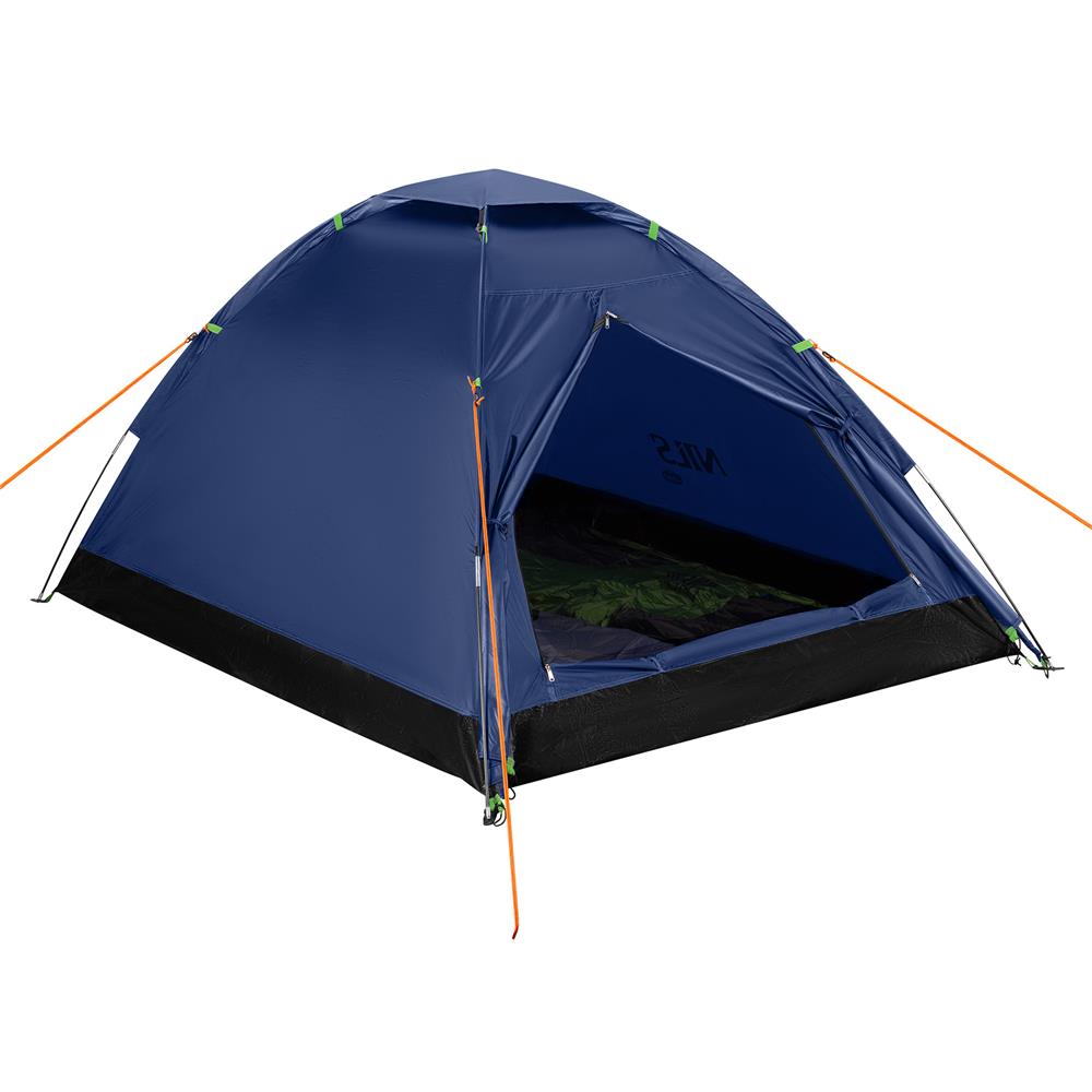 NILS CAMP Nightfall Zelt für 2 Personen in Dunkelblau - leichtes Campingzelt für Trekking, Berge & Outdoor