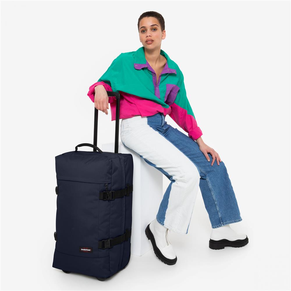 Eastpak TRANVERZ M, Reisetrolley, Ultra Marine (blau), 78L, Rollkoffer mit 2 Rädern und TSA-Schloss