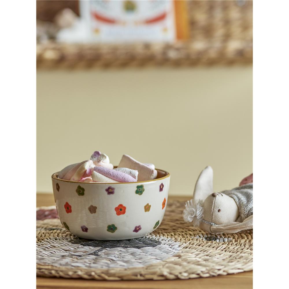 Bloomingville MINI Addy Schale, Natur, Steingut