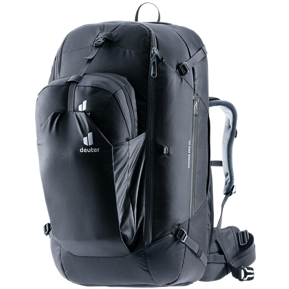 deuter Access Pro 65, Reiserucksack, black (schwarz), 65L, mit Laptopfach