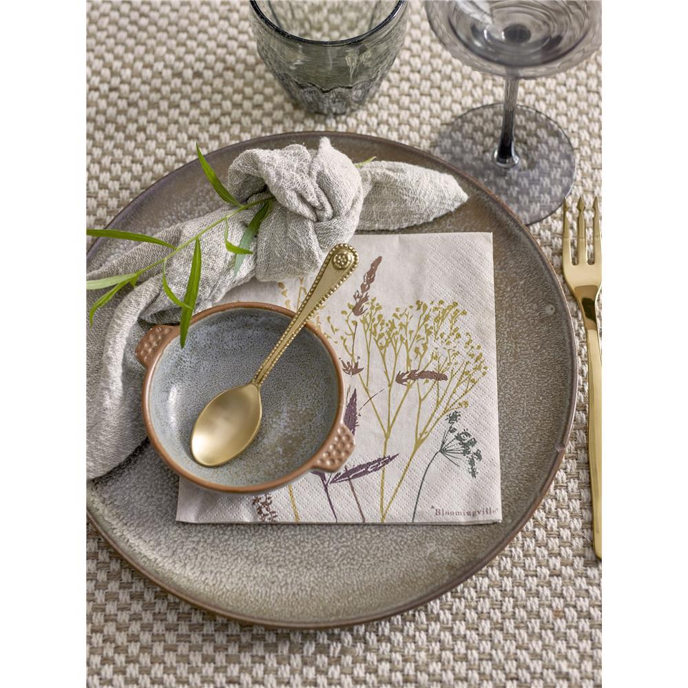 Bloomingville Sirri Serviette 20 Stück Blumenmotiv Recyceltes Papier