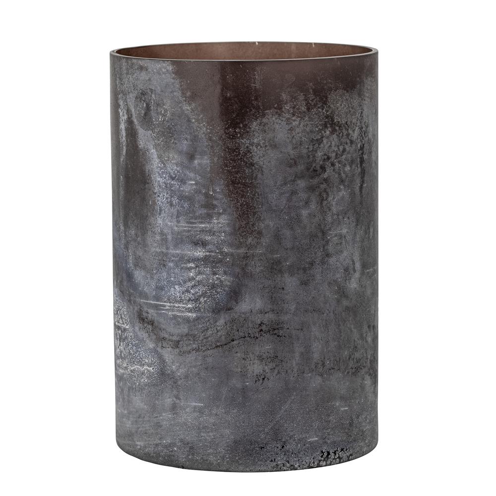 Bloomingville Macha Teelichthalter, Lila, Glas, D15xH23 cm