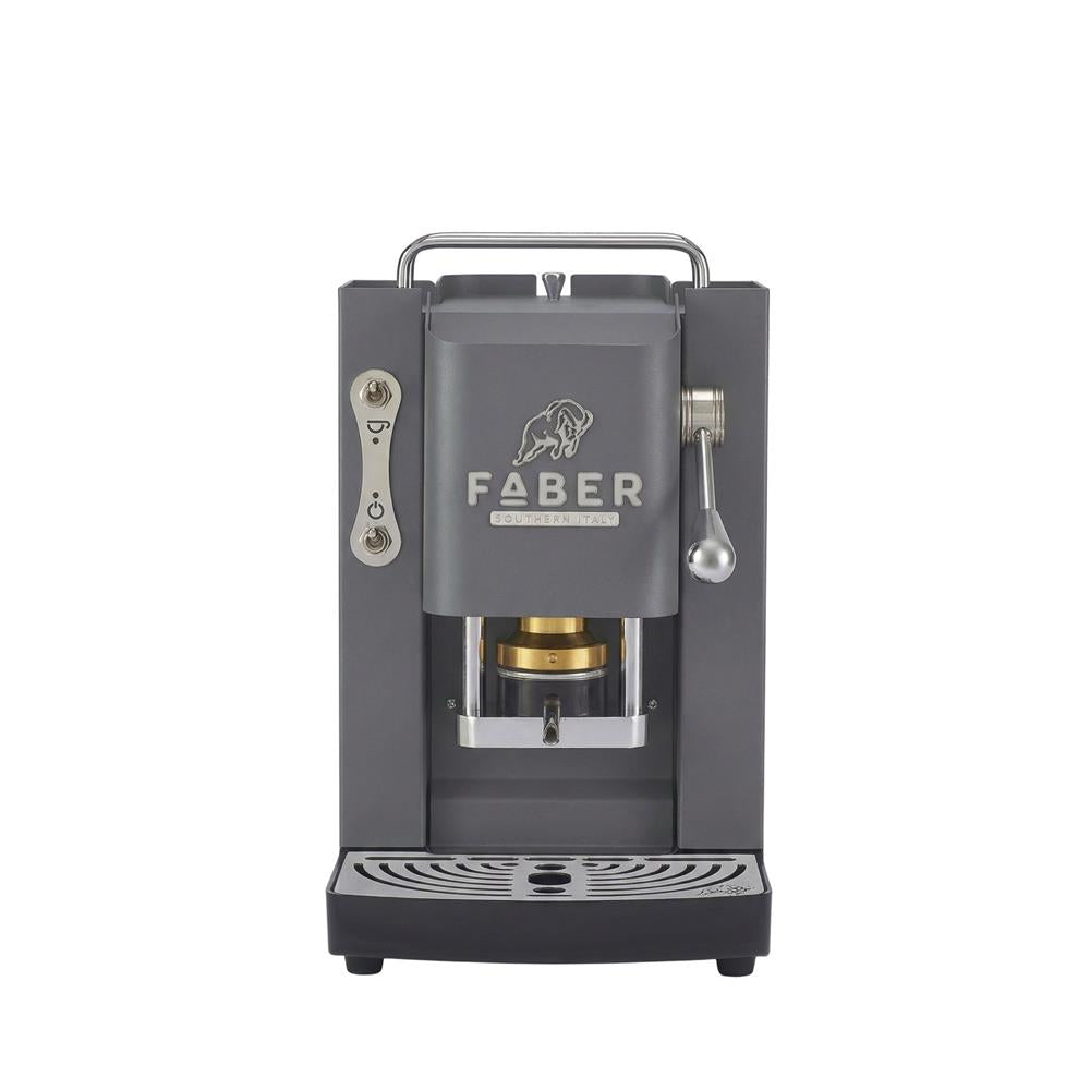 Faber Pro Deluxe 3.0 Gray Daytona Chrom ESE Pad Kaffeemaschine 44 mm