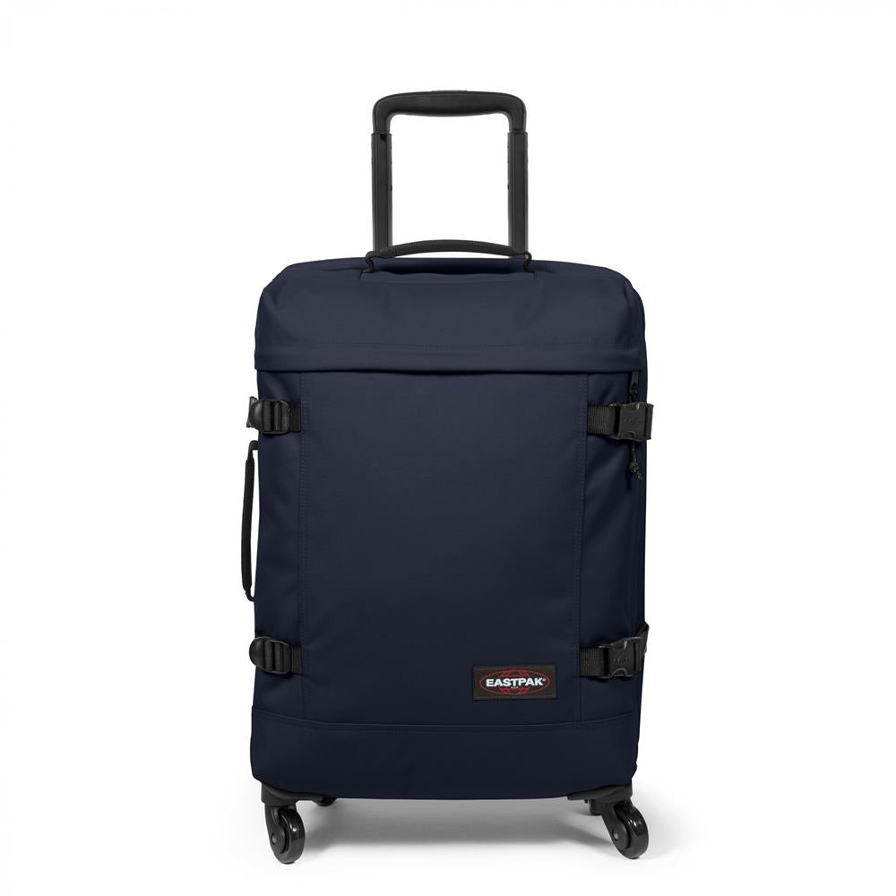 Eastpak TRANS4 S, Kleiner Reisetrolley, Ultra Marine (blau), 44L, Rollkoffer mit 4 Rädern und TSA-Schloss