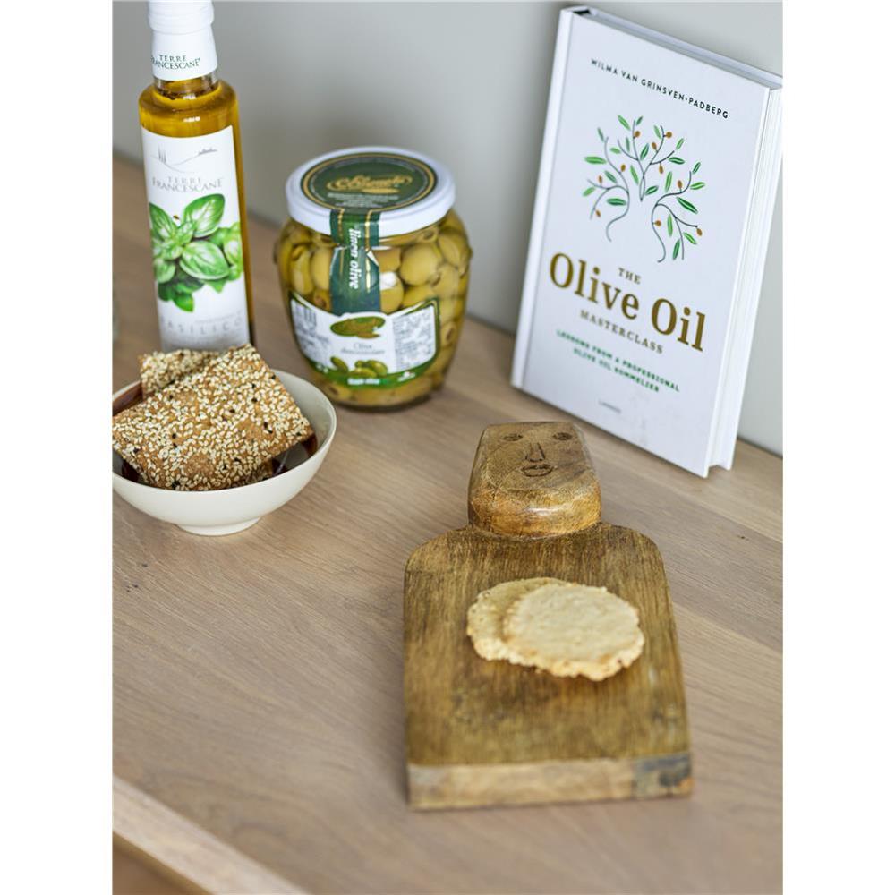 Bloomingville Brooklyn Servierbrett, rustikales Schneidebrett aus Mangoholz 25,5x12,7 cm