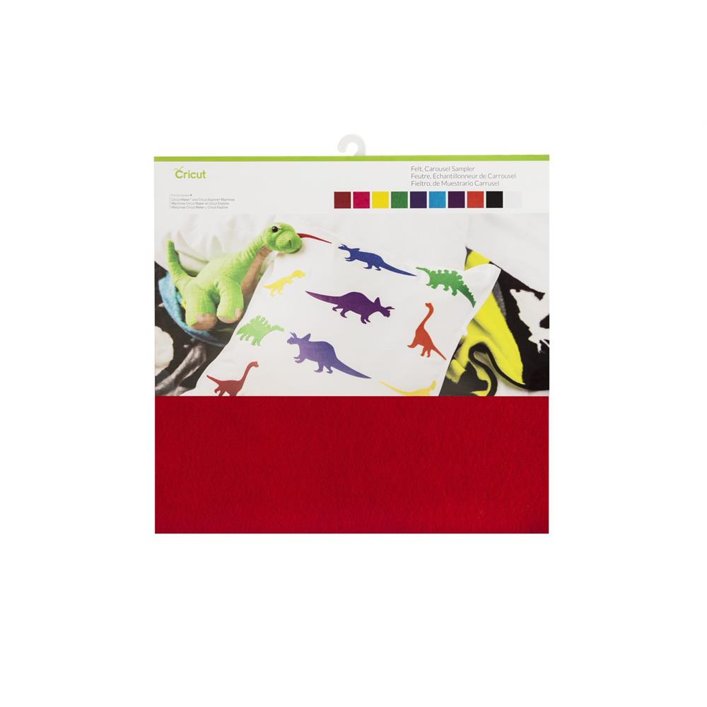 Cricut Bastelfilz Zuschnitte Carousel 10 Stück weich glatt für Schneidemaschine