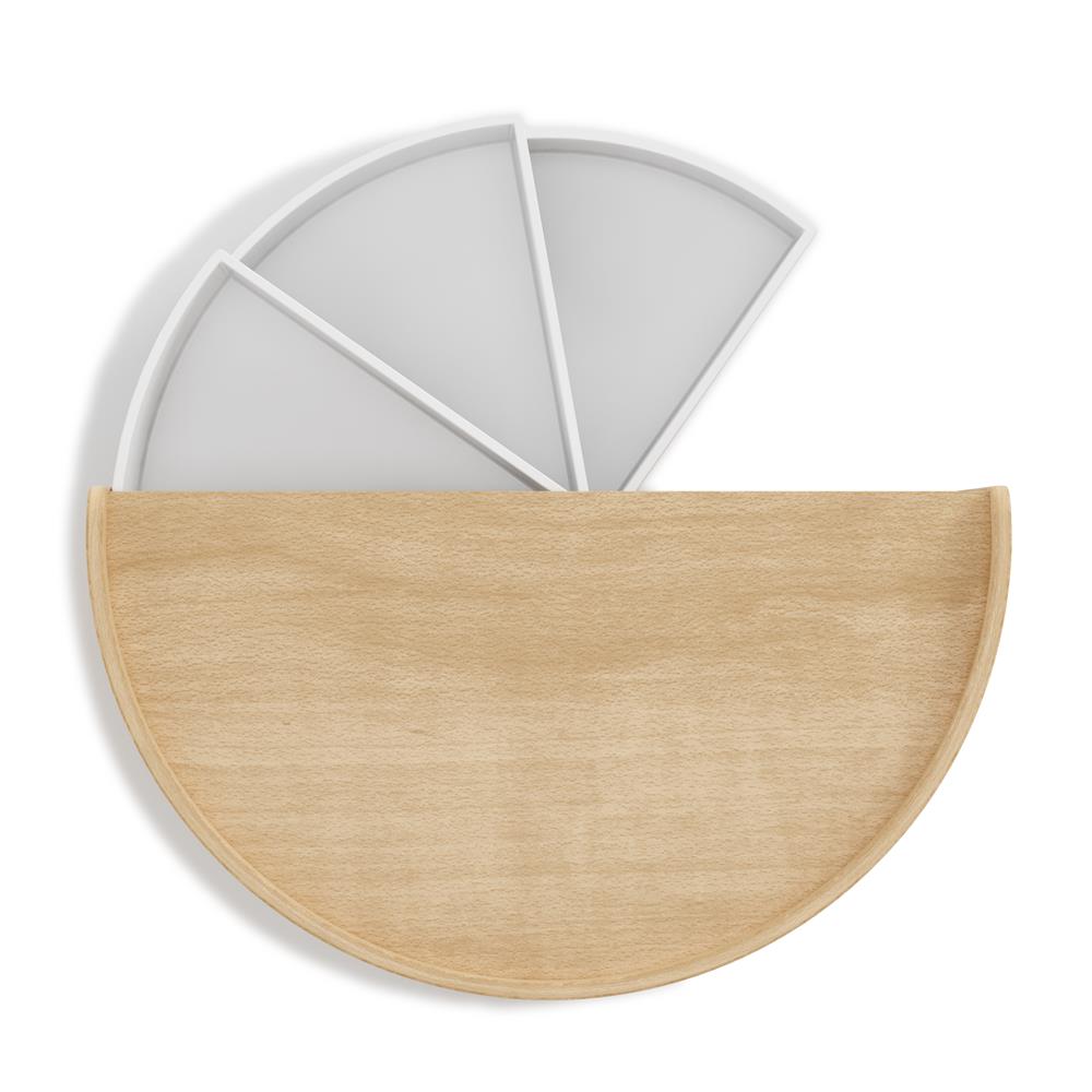 Umbra Moona Schmuckaufbewahrung Makeup Organizer und Accessoire Organizer mit drehbaren Schubfächern