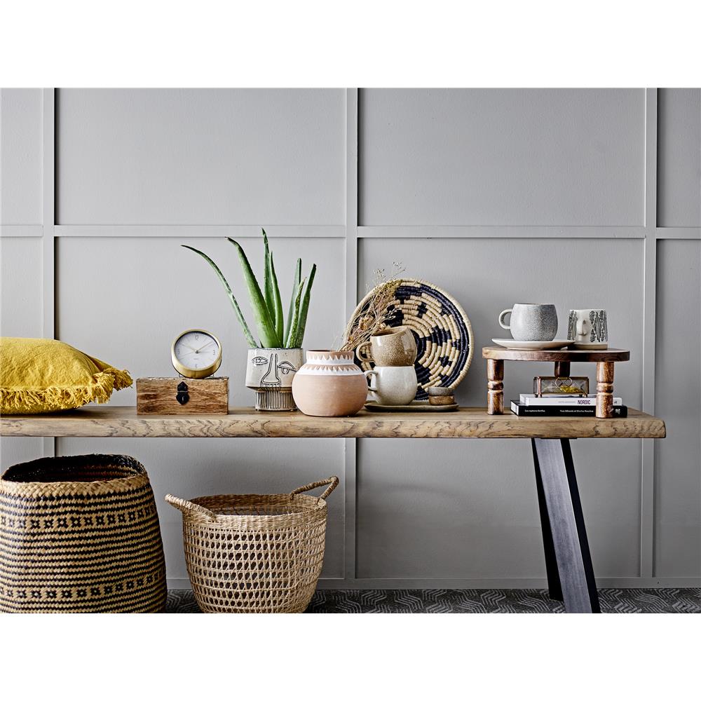 Bloomingville Sacad Blumentopf 15 x 14,5cm Grau Keramik Übertopf Dekoschale dänisches Design