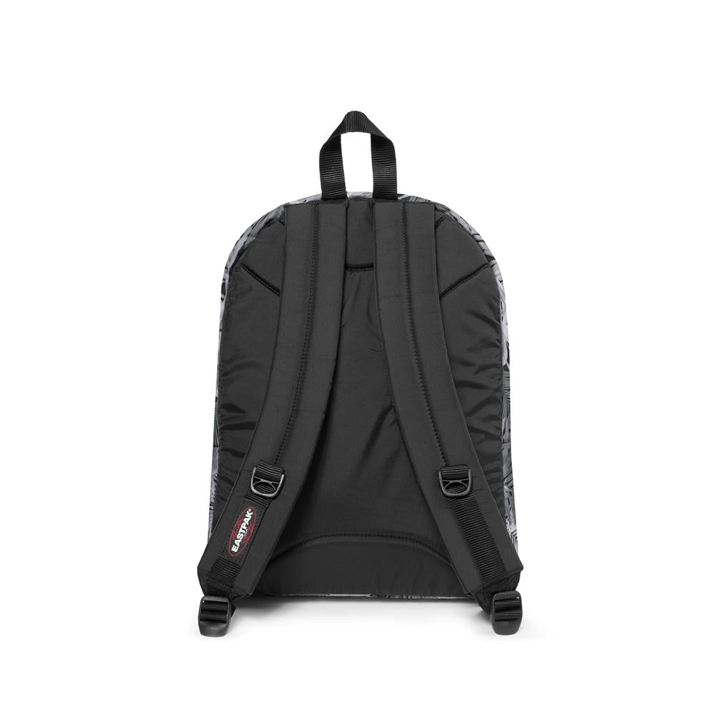 Eastpak PINNACLE, Großer Rucksack, Brize RetroDark (grau), 38L, Rucksack mit 2 Fächern