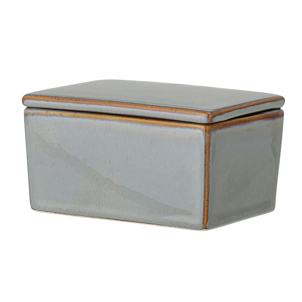 Bloomingville Pixie Butterdose, Grün, Steingut, dänisches Design