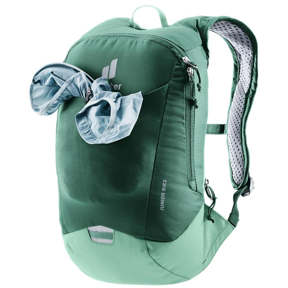 deuter Junior Bike, Fahrradrucksack, seagreen-spearmint (grün), 8L, Kinderrucksack