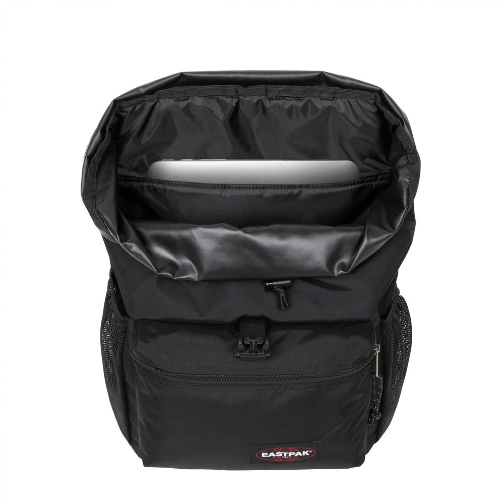 Eastpak BAZEGO, Rucksack, POWR Black (schwarz), 23L, mit Flaschenhalter und Laptopfach
