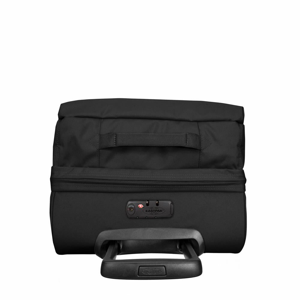Eastpak TRANVERZ S, Kleiner Reisetrolley, Black (schwarz), 42L, Rollkoffer mit 2 Rädern und TSA-Schloss