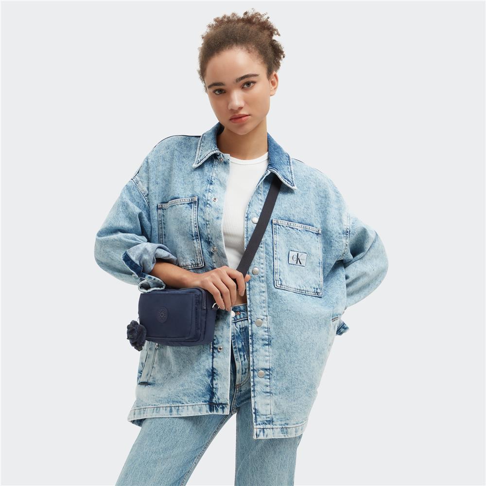 Kipling ABANU MULTI, 2-in-1-Crossbody- und Bauchtasche, Blue Bleu 2 (blau), Schultertasche
