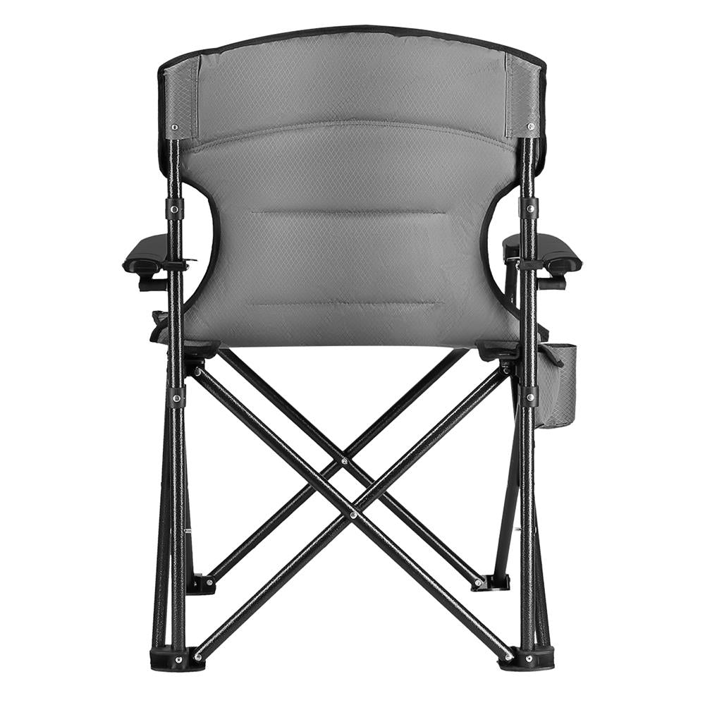 NILS CAMP Campingstuhl Blau - gepolsterter Klappstuhl mit Tasche für Camping, Garten & Angeln