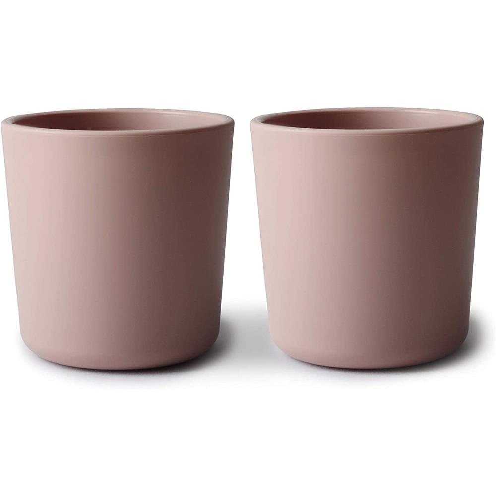 Mushie Trinkbecher 2er Set, Blush, BPA-frei