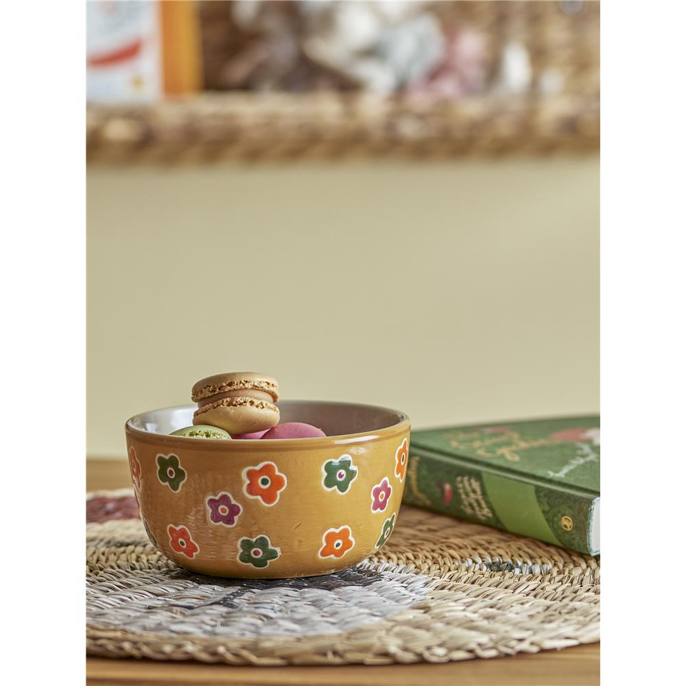 Bloomingville MINI Addy Schale, Braun, Steingut