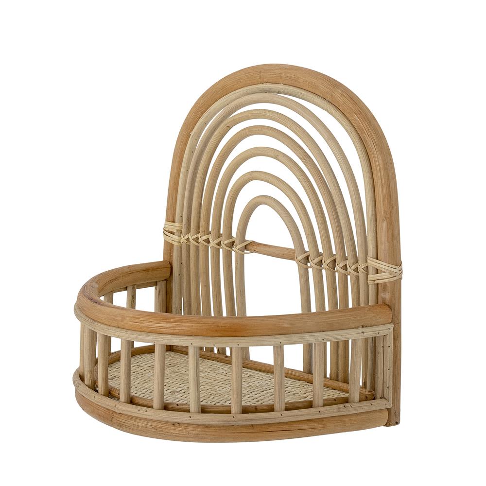 Bloomingville MINI Preet Regal, Natur, Rattan, Wandregal, Kinderzimmer, dänisches Design