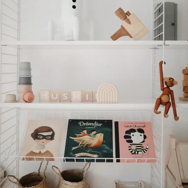 Mushie Beißring Regenbogen, Shifting Sand, aus Silikon, BPA-frei