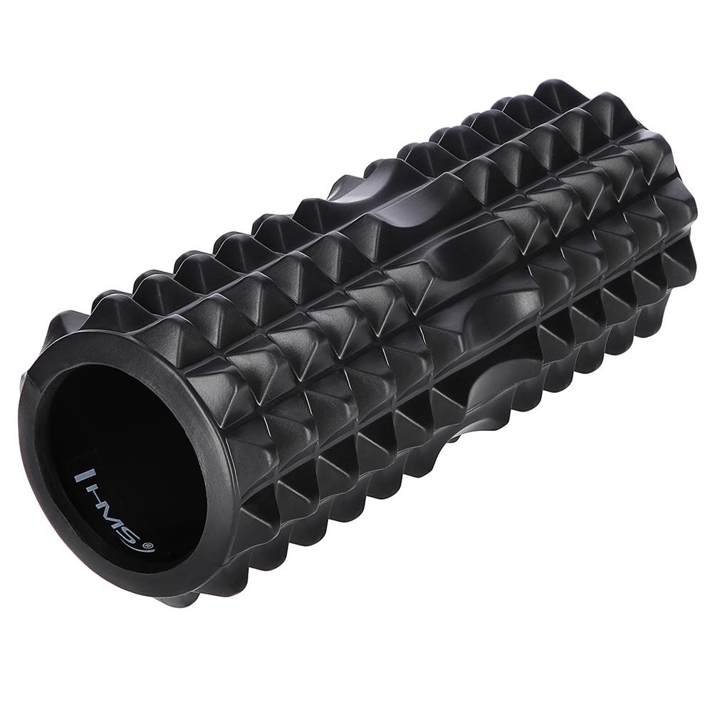 Faszienrolle Massagerolle 33 cm Schwarz für Muskelregeneration | HMS FS140