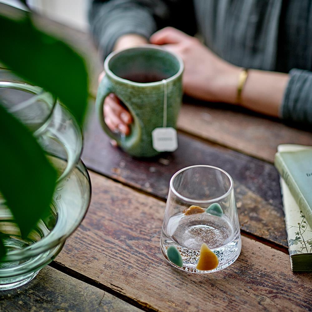 Bloomingville Gildor Trinkglas Braun 380 ml – mundgeblasen & einzigartig