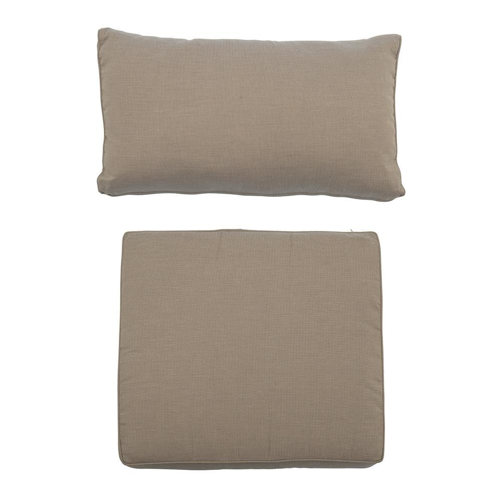 Bloomingville Mundo Kissenbezug (Keine Füllung), Braun, Polyester, L66xH9xW58/ L75xH45xW9 cm, Set of 2