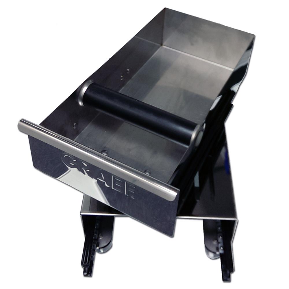 Graef stabile Sudschublade „Pulito“ Edelstahl poliert für Kaffeemühle geeignet