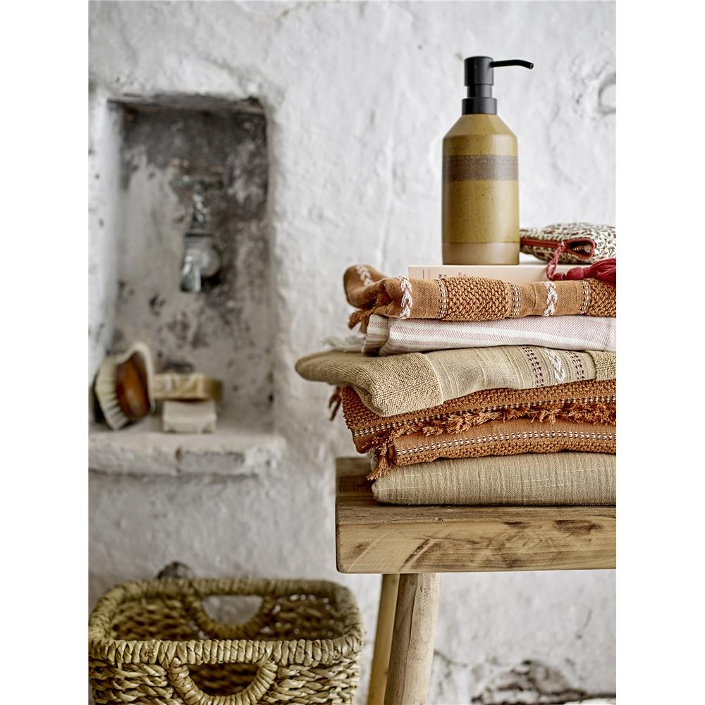 Bloomingville Tennie Korb, Braun, Palmblatt L25,5xH28xW25,5 cm