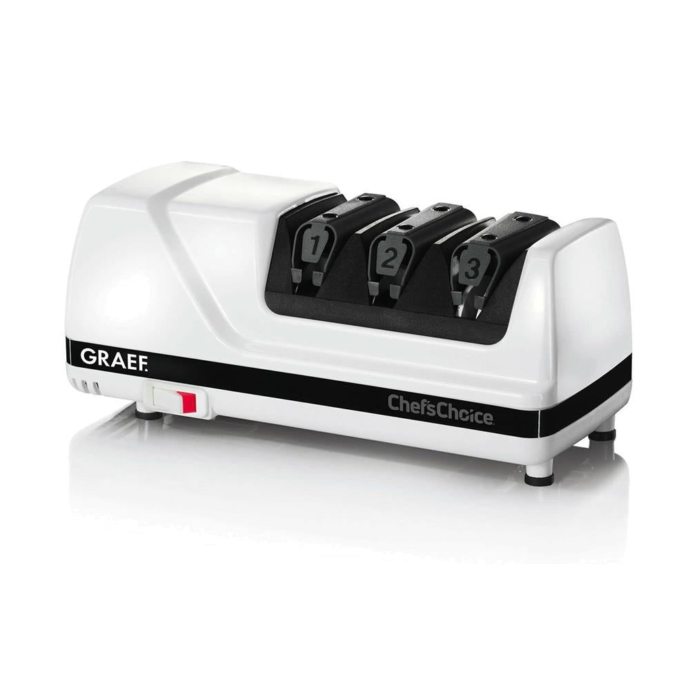 GRAEF Elektrischer Diamant-Messerschärfer CC120 3-Phasen-Schliff 20° Schleifwinkel