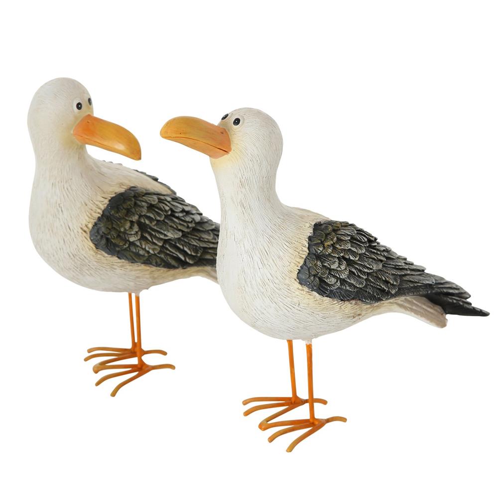 BOLTZE Dekofigur Möwe Leni stehend 15 cm Maritimes Design | 1 Stück zufällige Variante