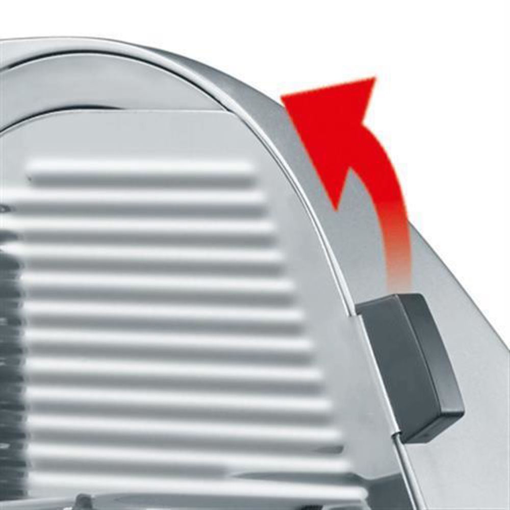 GRAEF Master M20EU Allesschneider Silber 170 W Edelstahl Glasbodenplatte