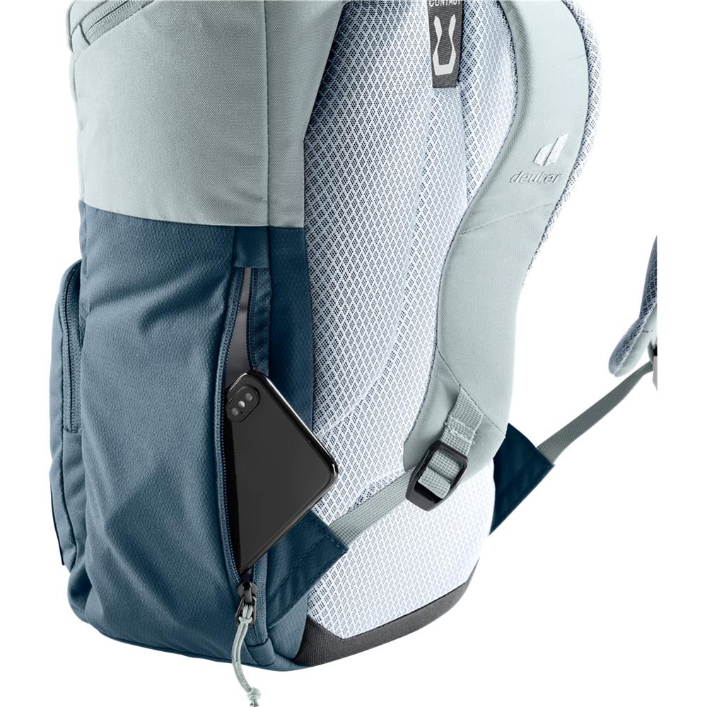 deuter Overday, Kinderrucksack, ink-sage (blau), 15L, für Kinder ab 10 Jahre