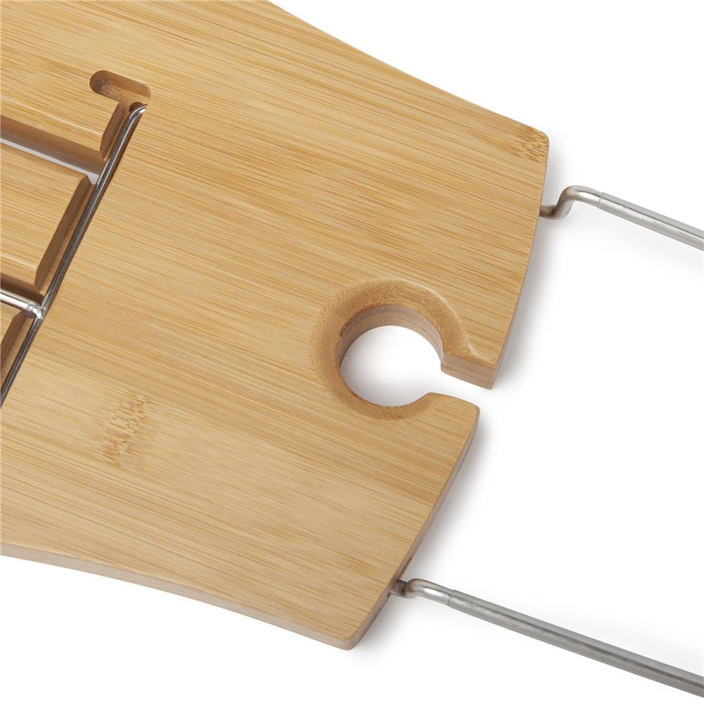 Umbra Aquala Badewannenablage Bambus Natur Ausziehbares Badewannenbrett