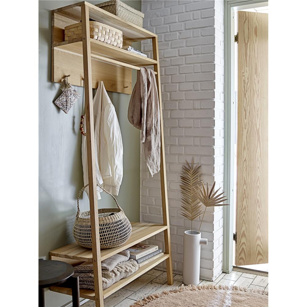 Bloomingville Lenea Teppich, Braun, Wolle D110 cm