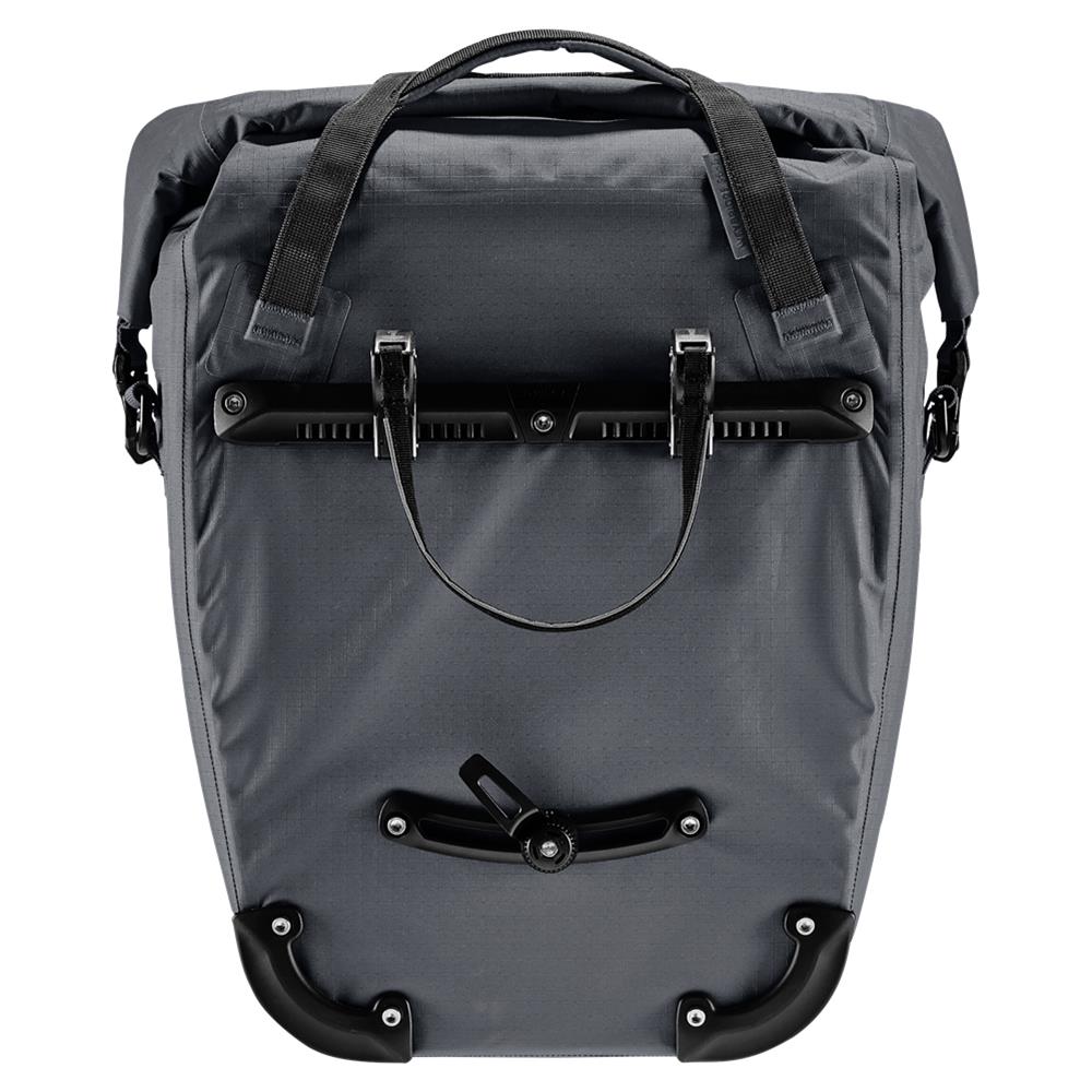 deuter Weybridge, Fahrradtasche, graphite (grau), 25L+5L, mit Bagfix-Halterung
