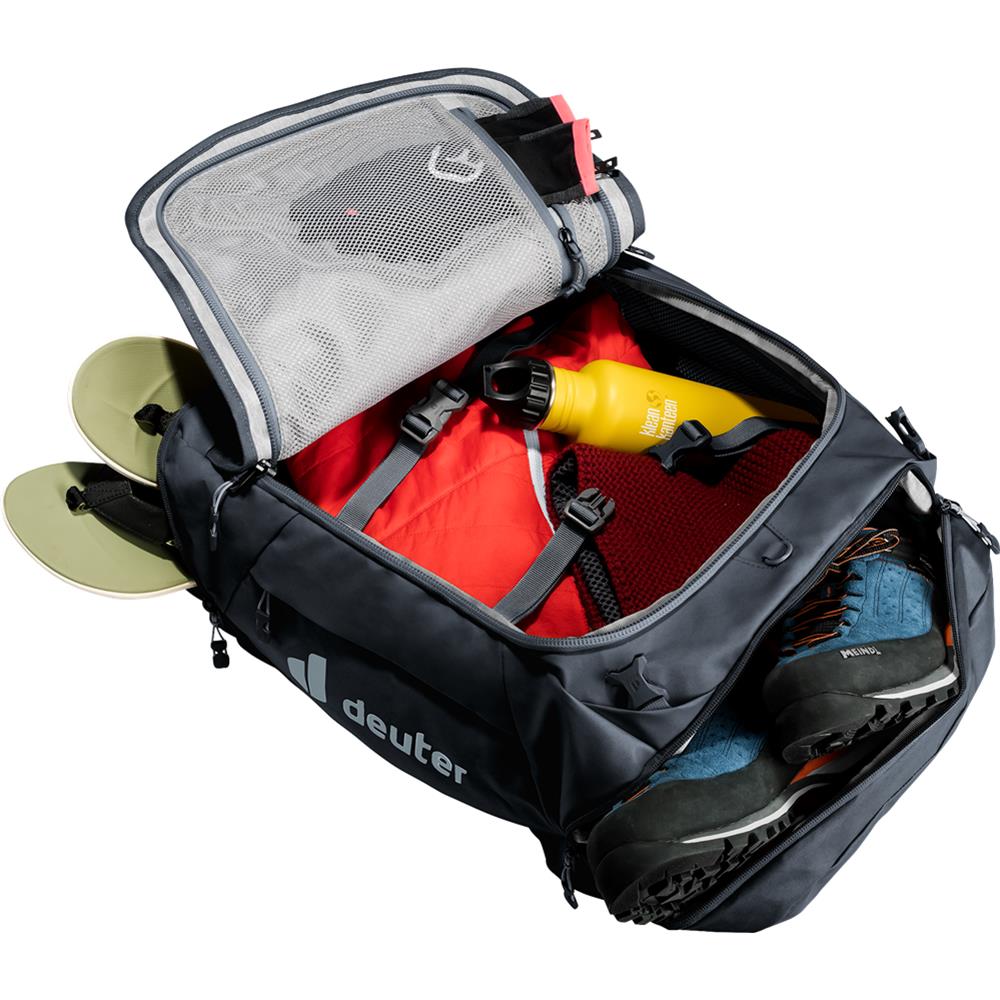 deuter Duffel Pro 40, Reisetasche, black (schwarz), auch als Rucksack tragbar