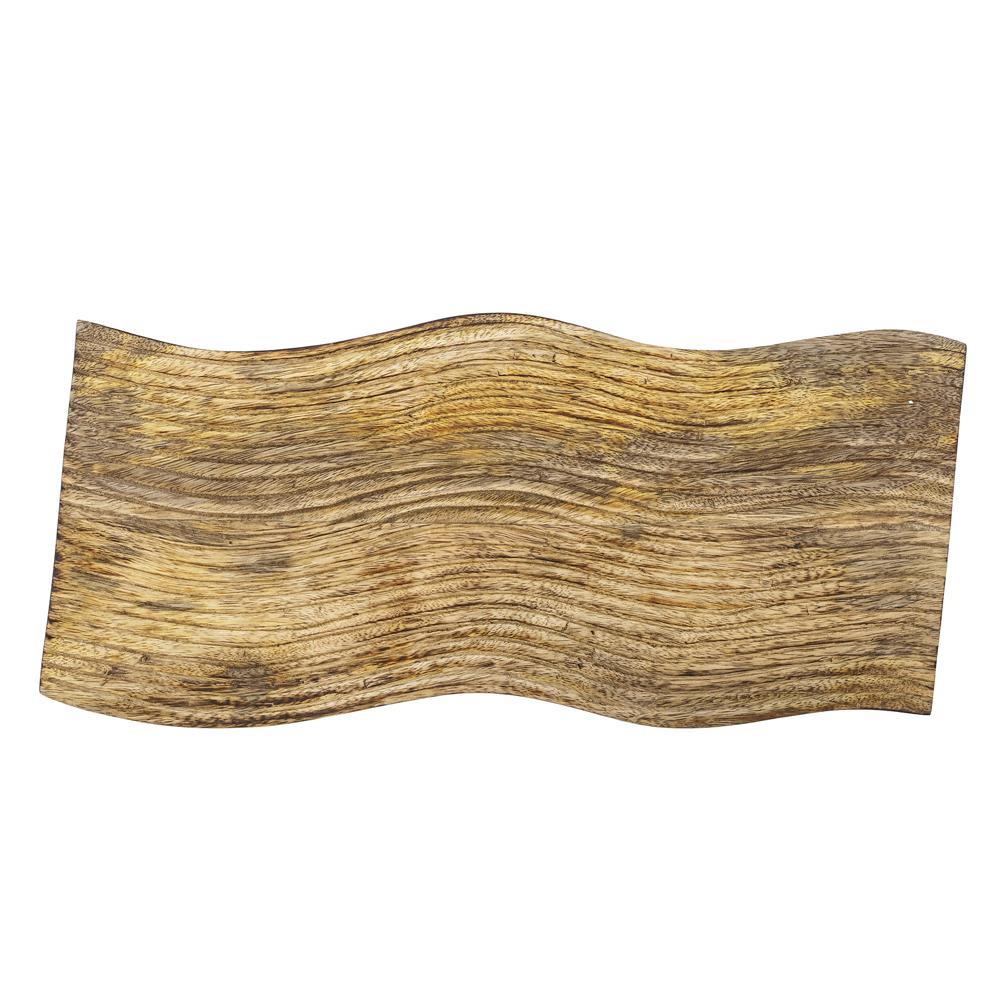 Bloomingville Brescia Schneidebrett, Mangoholz, 42,5x20 cm, handgeschnitztes Design