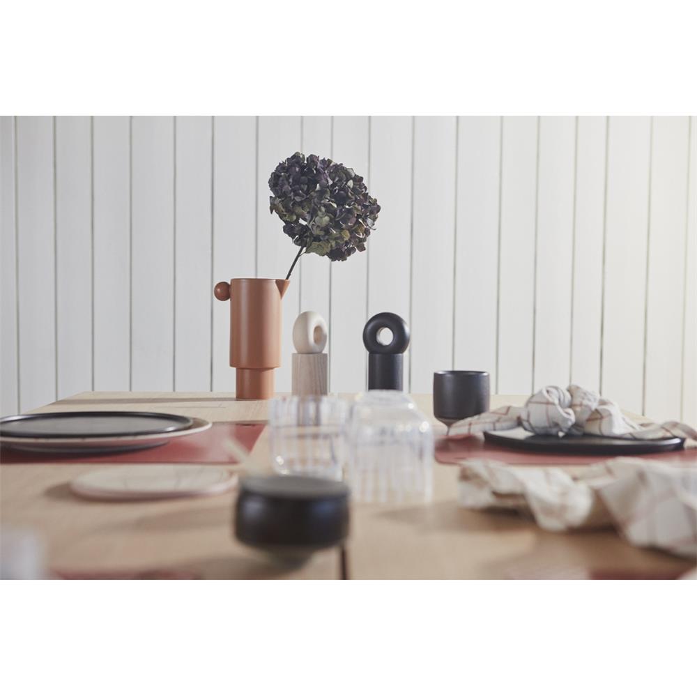 OYOY Gewürzmühle Hoop 7,5 x 16,5 cm hellbraun Eschenholz