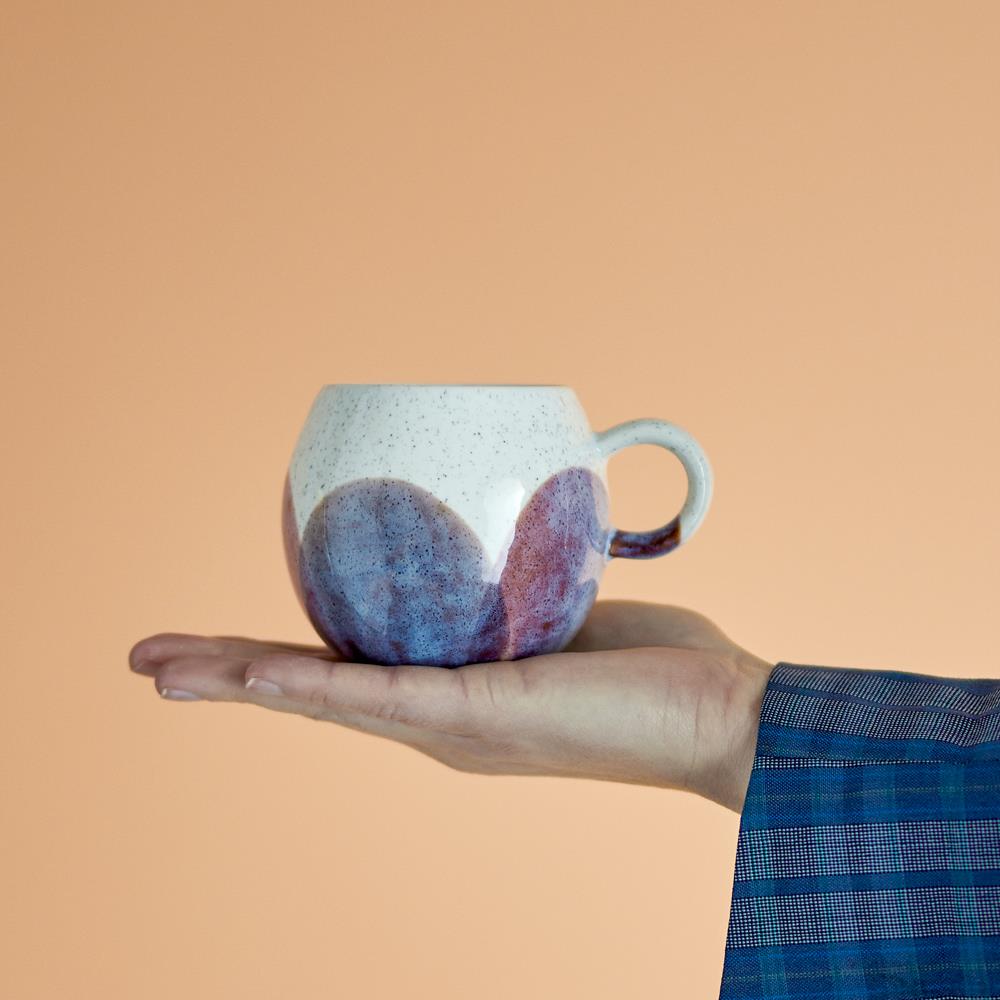 Bloomingville Paula Tasse Braun Steingut 275ml Kaffeetasse
