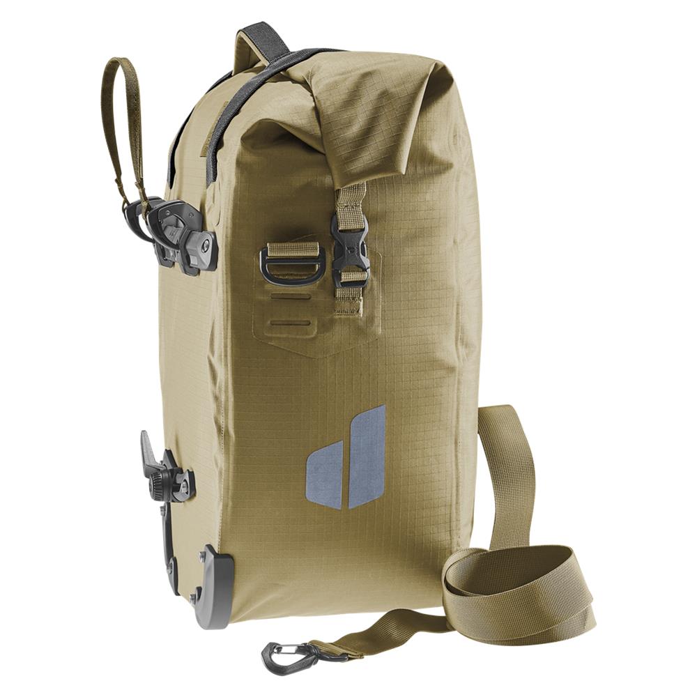deuter Weybridge, Fahrradtasche, desert (beige), 25L+5L, mit Bagfix-Halterung