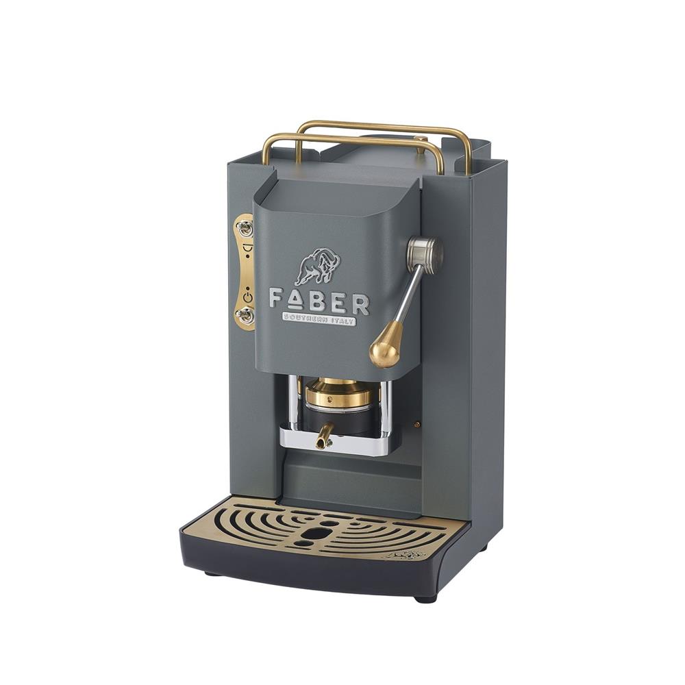 Faber Pro Deluxe 3.0 Gray Daytona Messing ESE Pad Kaffeemaschine 44 mm